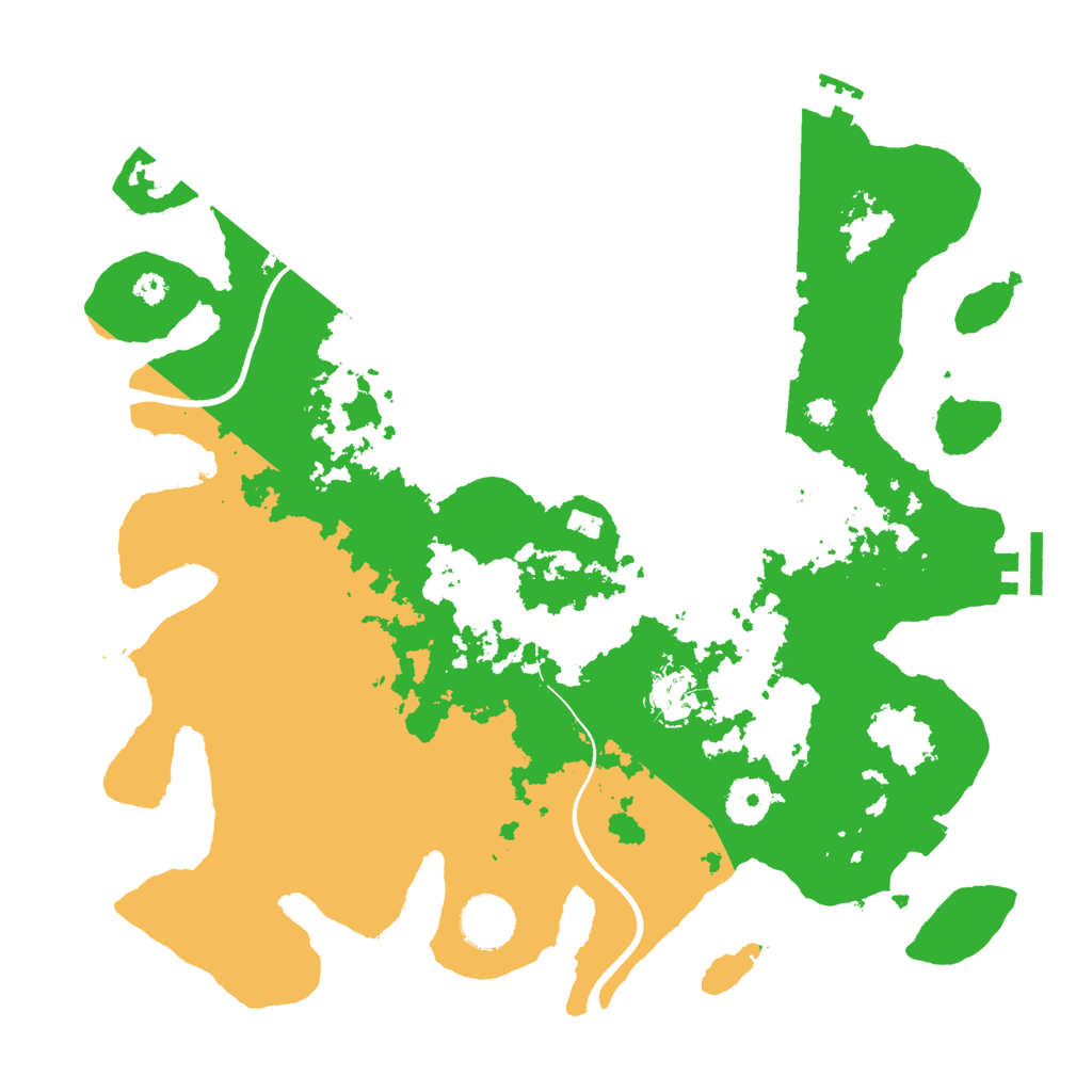 Biome Rust Map: Procedural Map, Size: 3500, Seed: 935737617