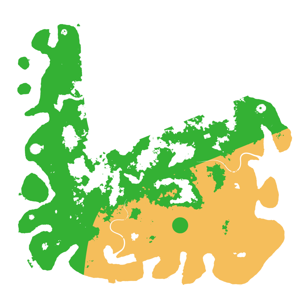 Biome Rust Map: Procedural Map, Size: 5000, Seed: 56453