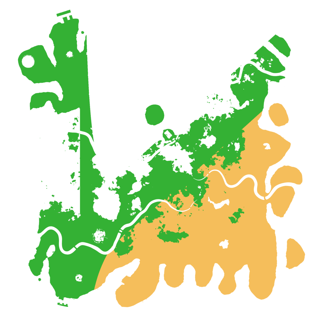 Biome Rust Map: Procedural Map, Size: 4500, Seed: 1331166368