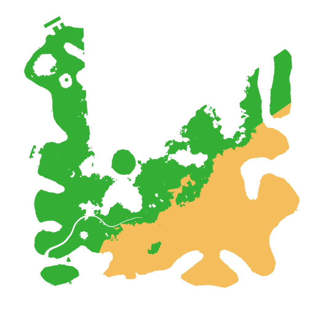 Biome Rust Map: Procedural Map, Size: 3500, Seed: 13315908