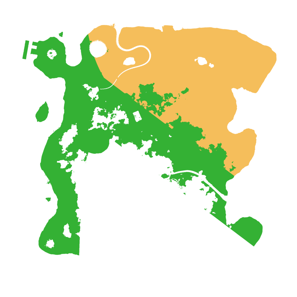 Biome Rust Map: Procedural Map, Size: 3200, Seed: 1090488352