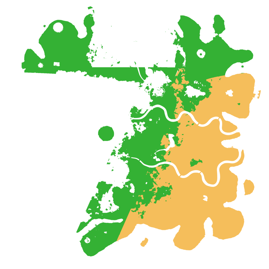 Biome Rust Map: Procedural Map, Size: 4800, Seed: 571086177