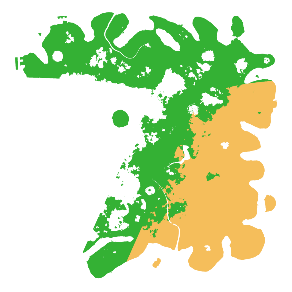 Biome Rust Map: Procedural Map, Size: 4800, Seed: 571086177