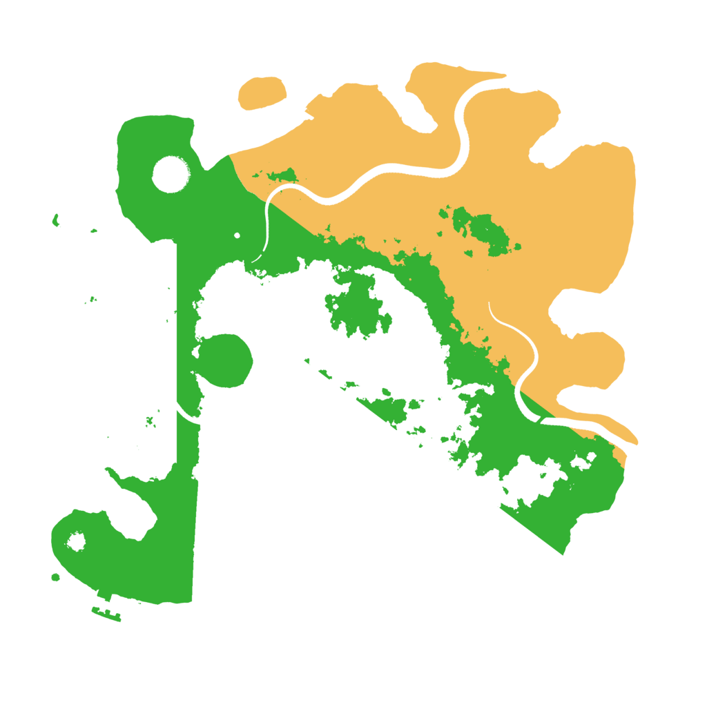 Biome Rust Map: Procedural Map, Size: 3500, Seed: 2083125641