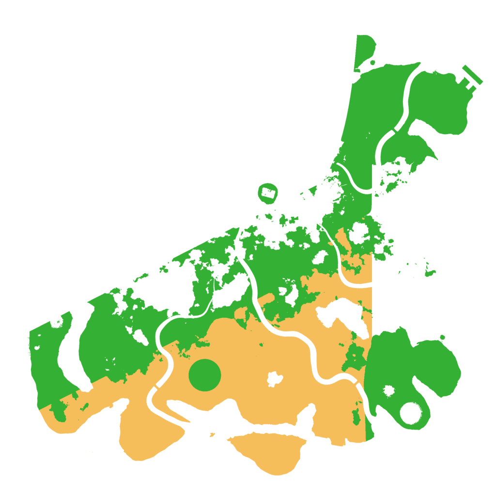 Biome Rust Map: Procedural Map, Size: 4050, Seed: 1169422909