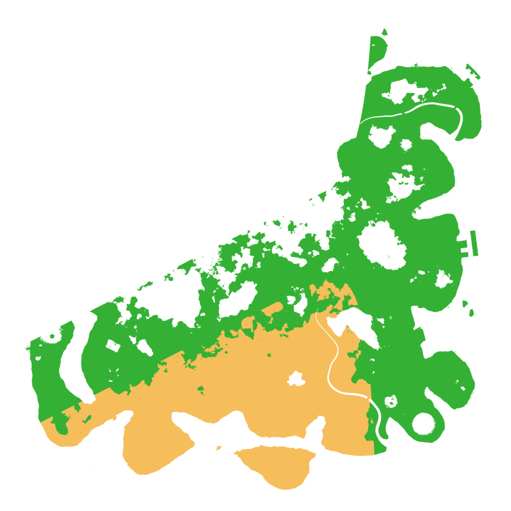 Biome Rust Map: Procedural Map, Size: 4050, Seed: 1169422909