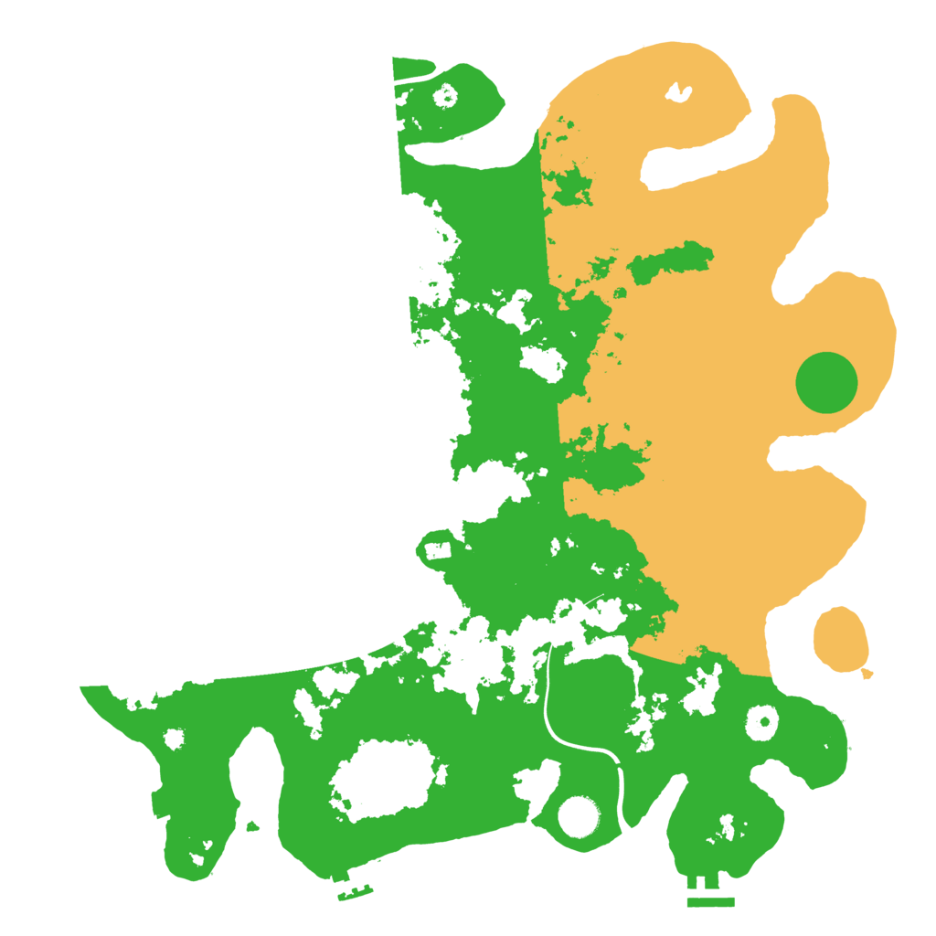 Biome Rust Map: Procedural Map, Size: 4000, Seed: 2008962352