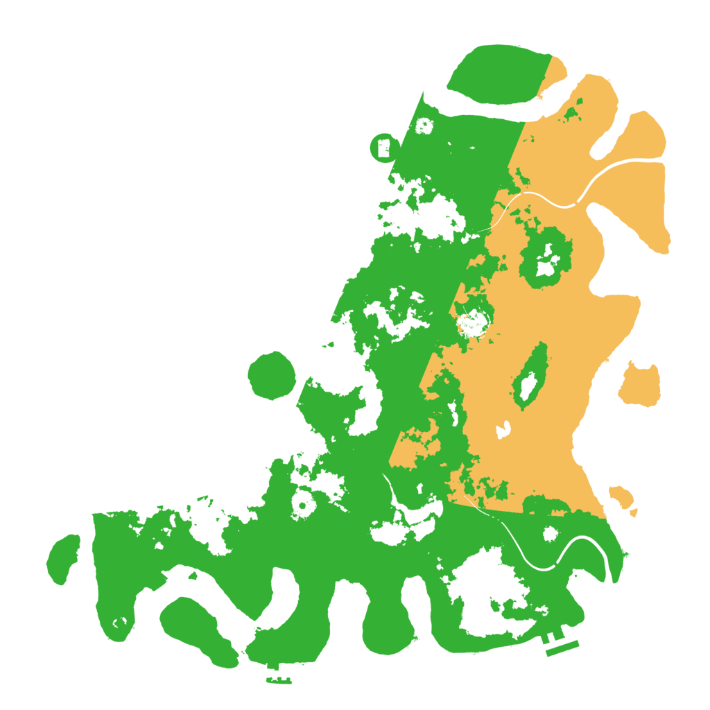 Biome Rust Map: Procedural Map, Size: 4250, Seed: 923456743