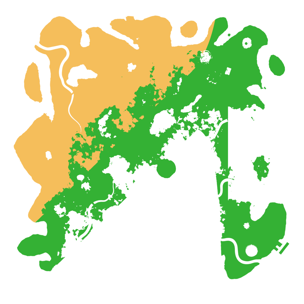 Biome Rust Map: Procedural Map, Size: 4500, Seed: 1854318536