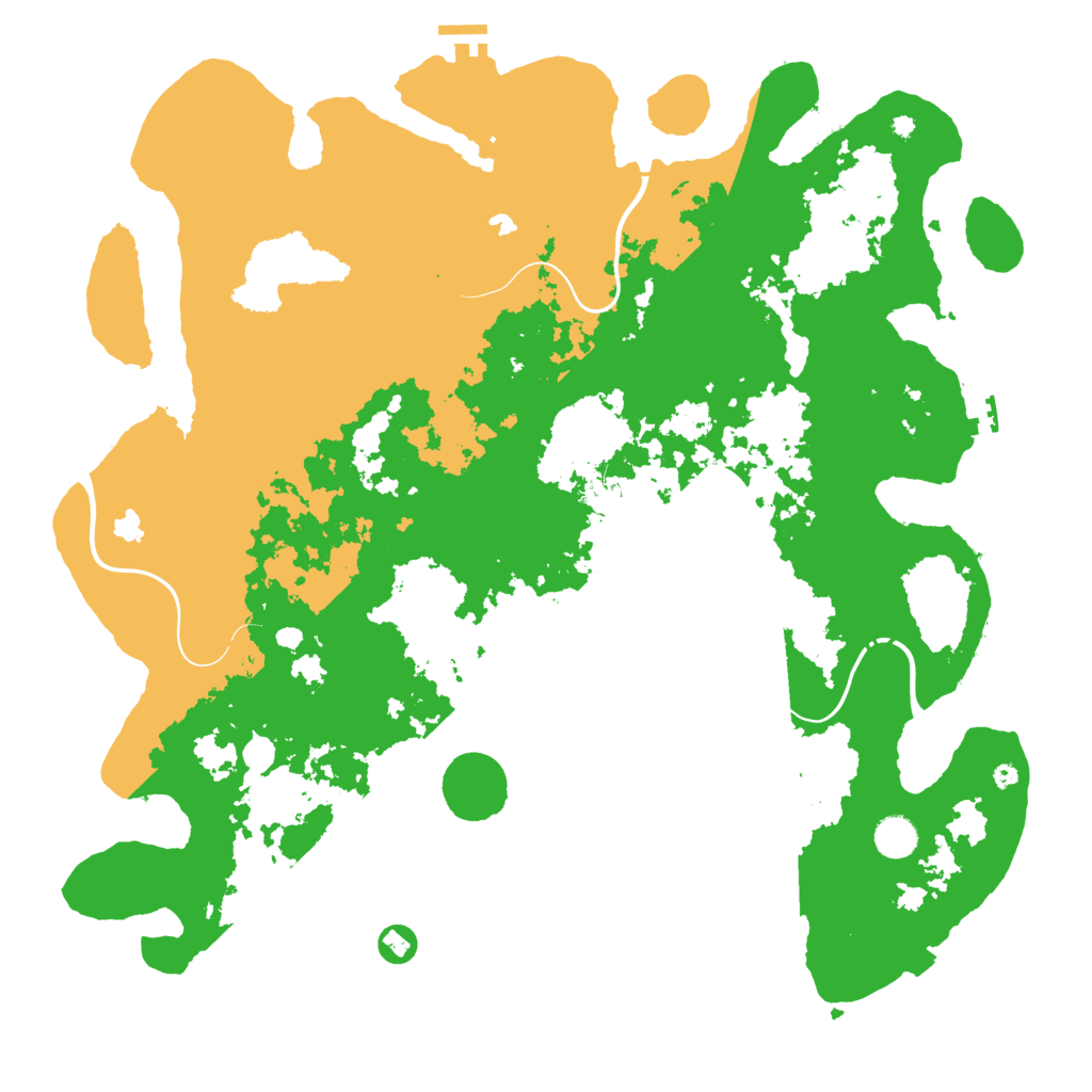 Biome Rust Map: Procedural Map, Size: 4500, Seed: 1854318536