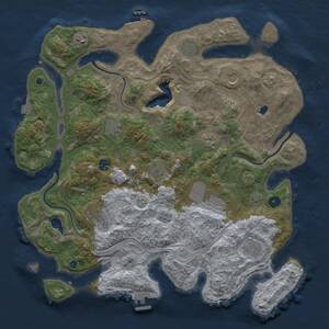 Thumbnail Rust Map: Procedural Map, Size: 4250, Seed: 1402421557, 17 Monuments