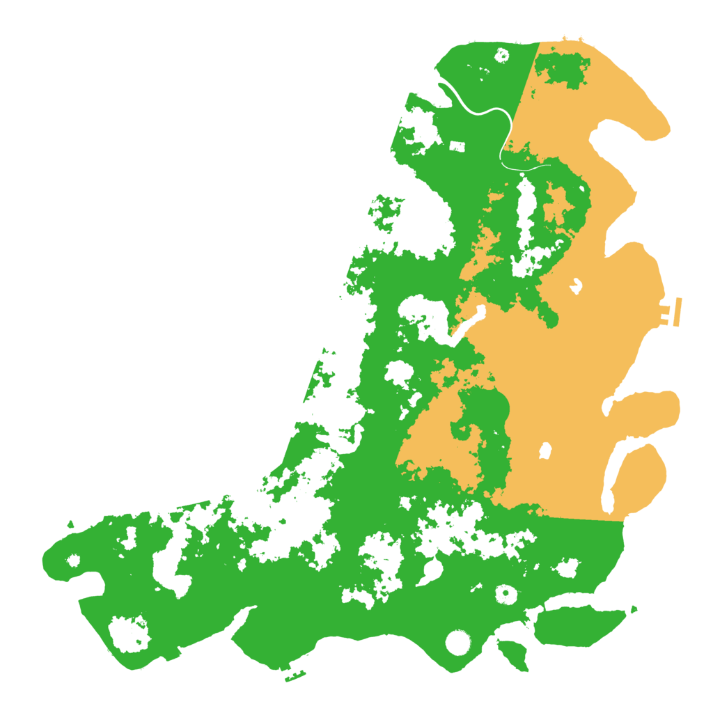 Biome Rust Map: Procedural Map, Size: 5000, Seed: 257861