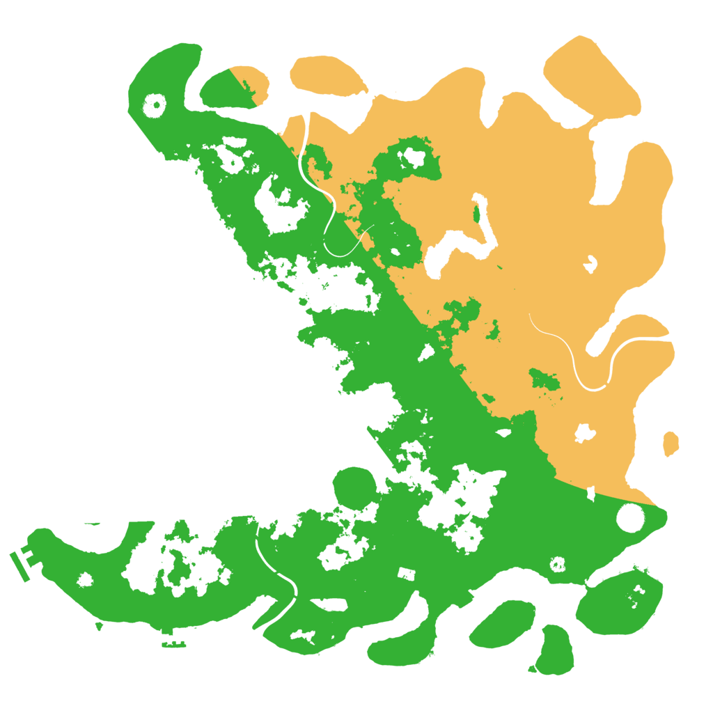 Biome Rust Map: Procedural Map, Size: 4500, Seed: 413110919