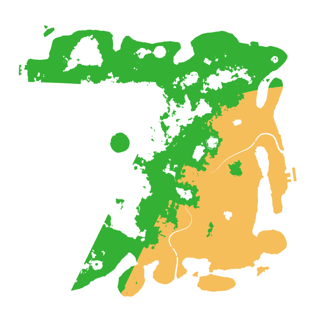 Biome Rust Map: Procedural Map, Size: 4500, Seed: 36062902