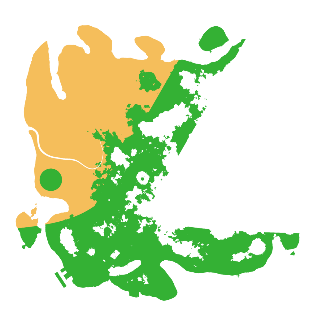 Biome Rust Map: Procedural Map, Size: 3750, Seed: 1048115208