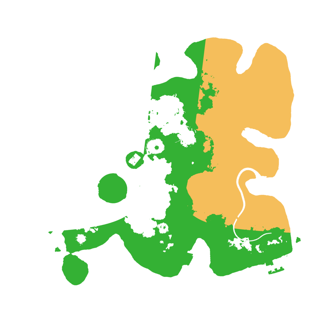 Biome Rust Map: Procedural Map, Size: 3000, Seed: 1575745202