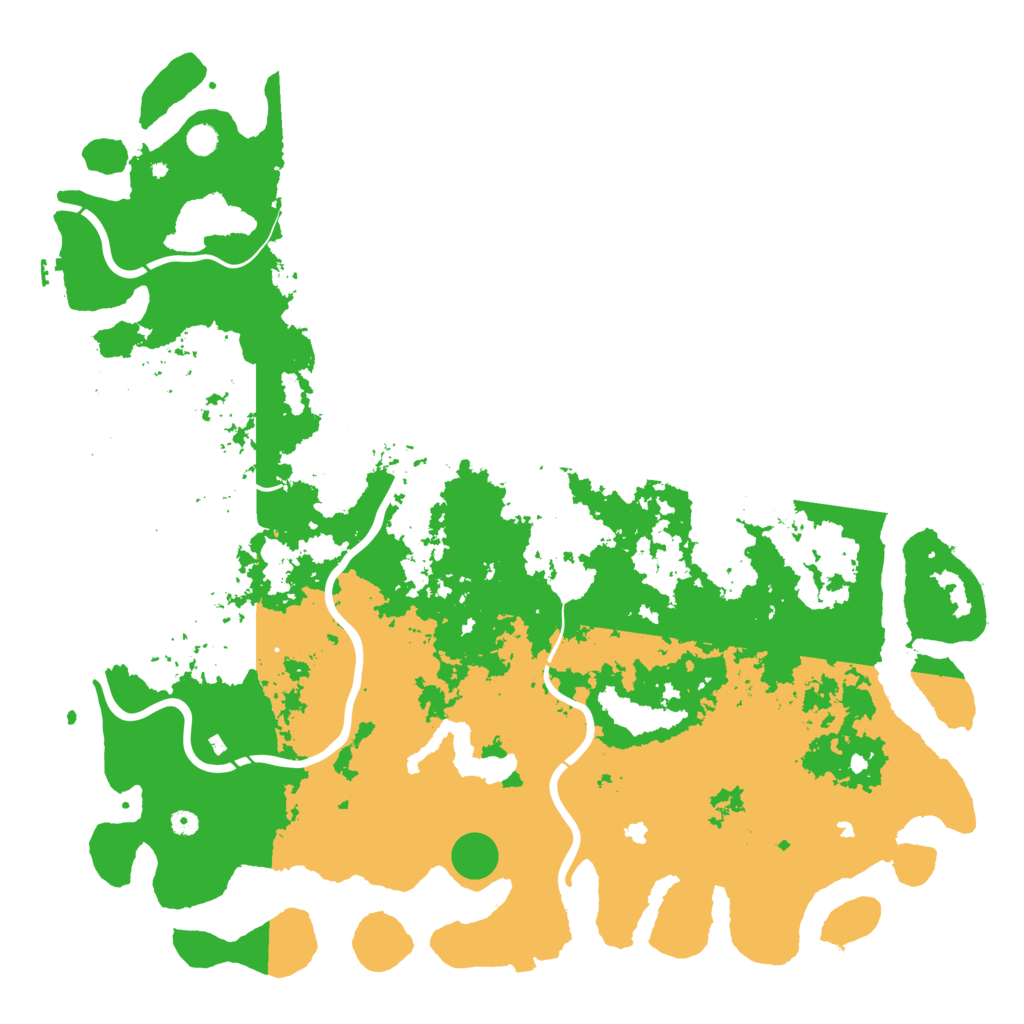 Biome Rust Map: Procedural Map, Size: 5750, Seed: 65187