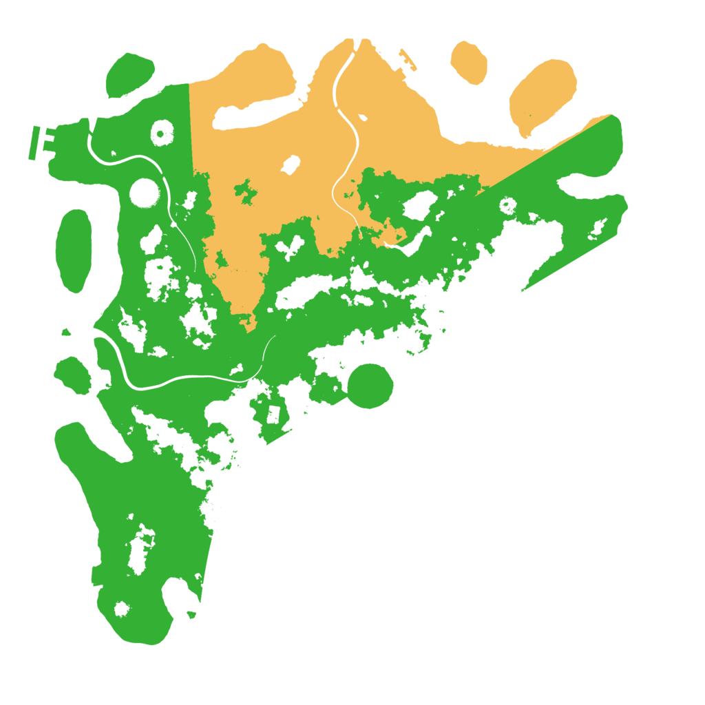 Biome Rust Map: Procedural Map, Size: 4200, Seed: 25051987