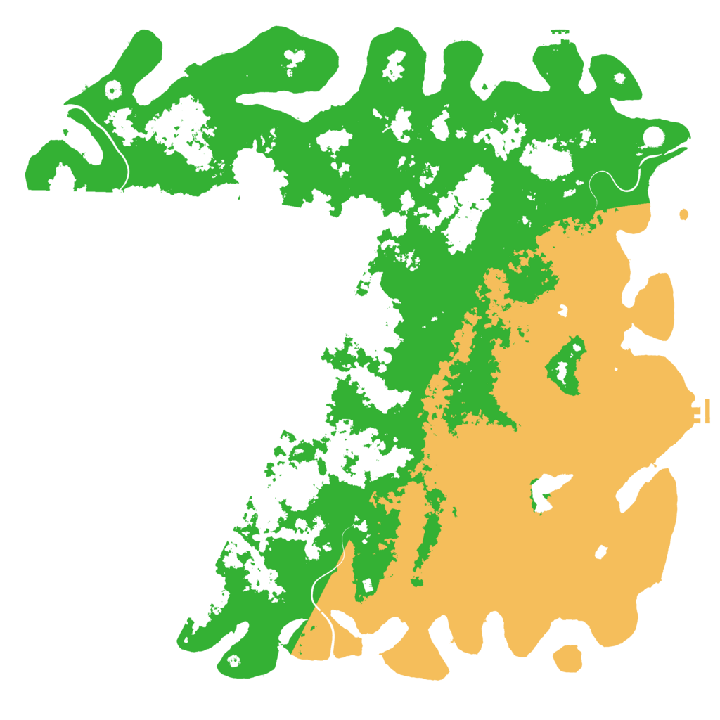 Biome Rust Map: Procedural Map, Size: 6000, Seed: 1380006508