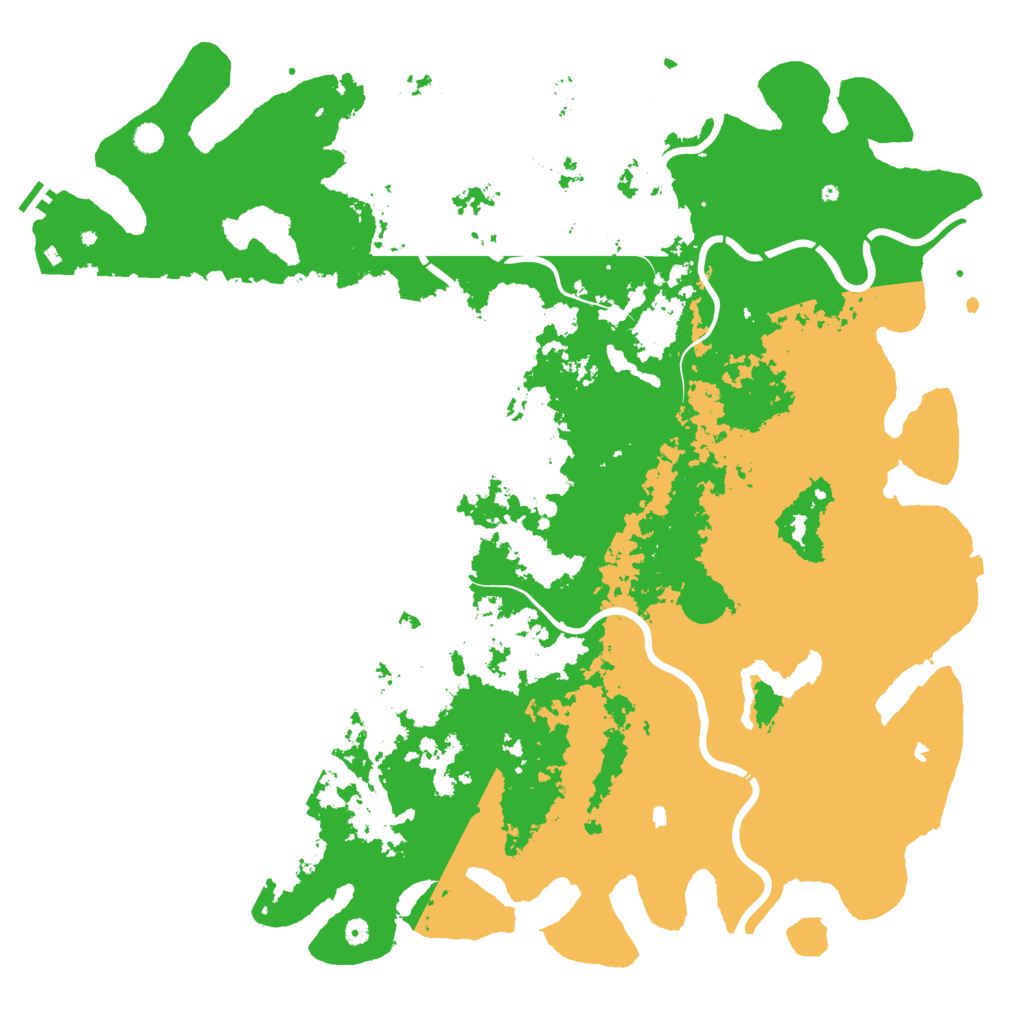 Biome Rust Map: Procedural Map, Size: 6000, Seed: 1380006508