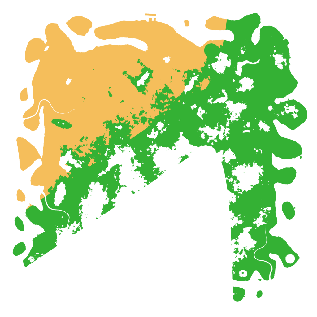 Biome Rust Map: Procedural Map, Size: 6000, Seed: 1159654144