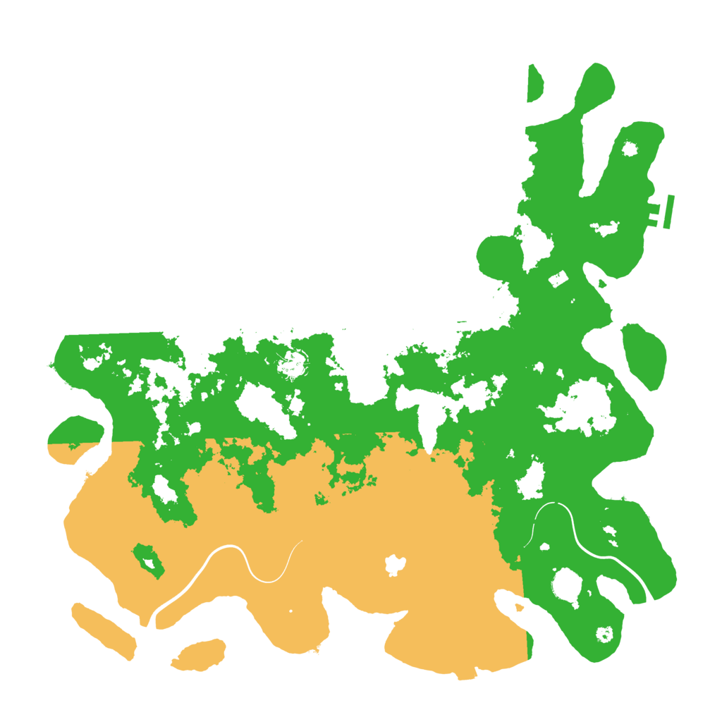 Biome Rust Map: Procedural Map, Size: 4300, Seed: 323395046