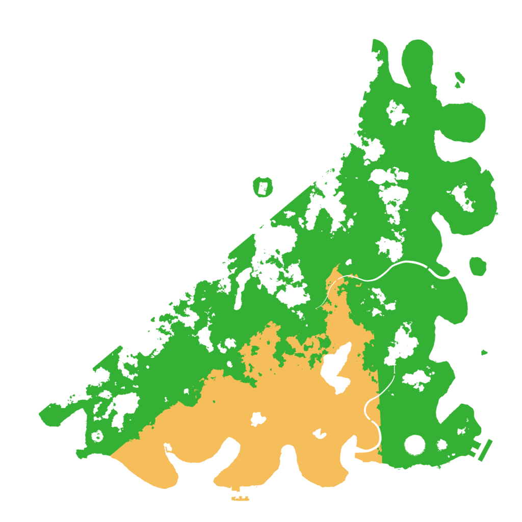 Biome Rust Map: Procedural Map, Size: 4500, Seed: 1411209093