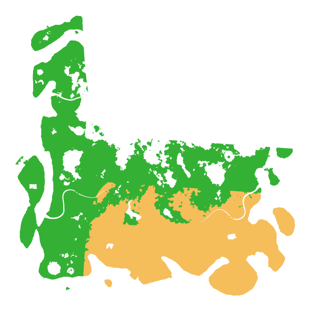 Biome Rust Map: Procedural Map, Size: 4500, Seed: 17364496