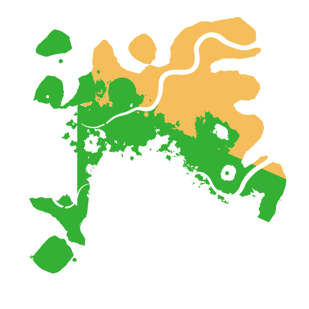 Biome Rust Map: Procedural Map, Size: 3000, Seed: 958421912