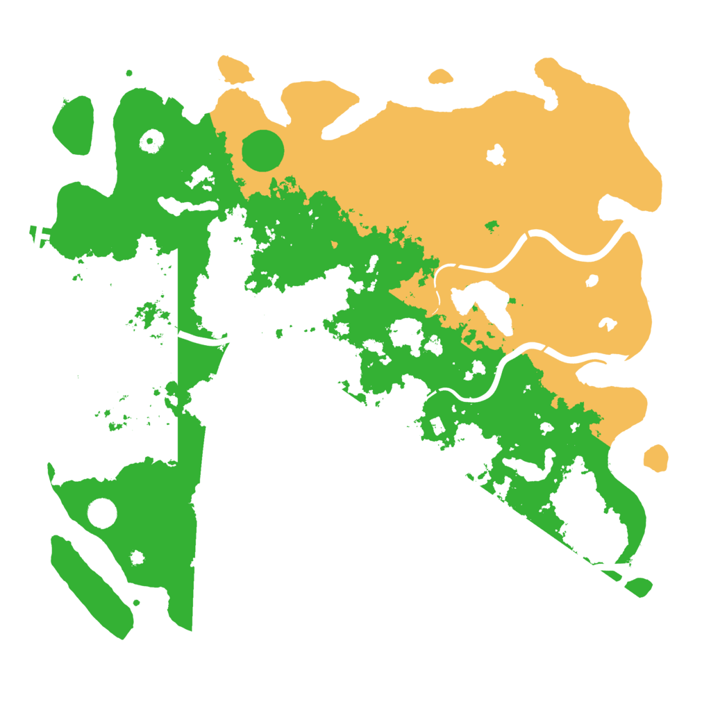 Biome Rust Map: Procedural Map, Size: 4500, Seed: 974330897