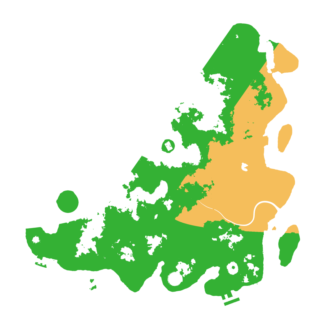 Biome Rust Map: Procedural Map, Size: 4000, Seed: 26777