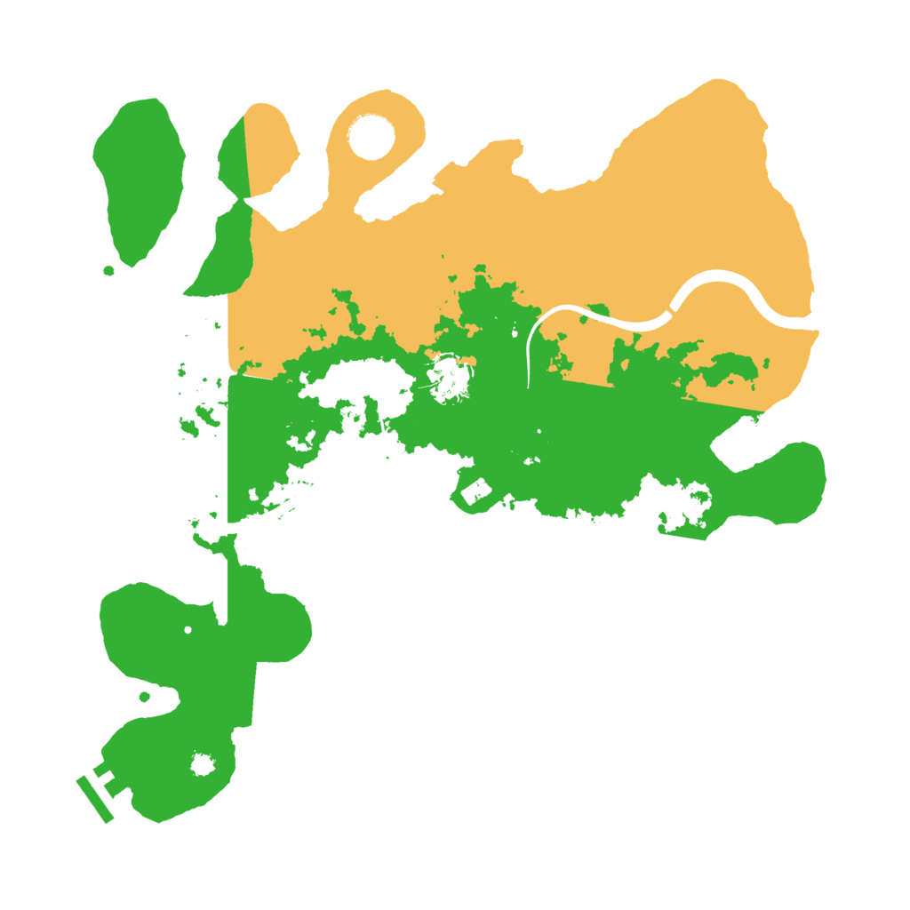 Biome Rust Map: Procedural Map, Size: 3500, Seed: 720050282