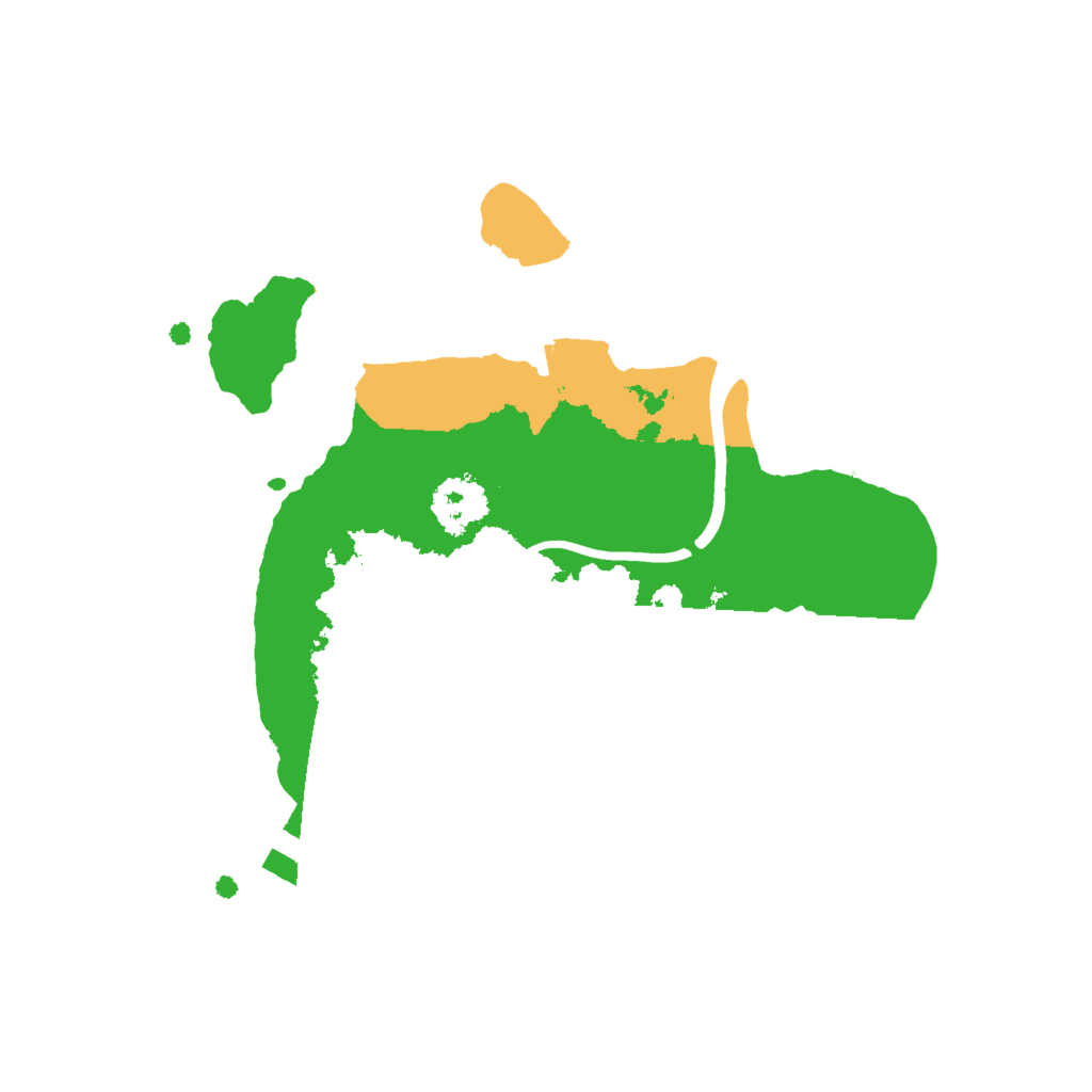 Biome Rust Map: Procedural Map, Size: 2000, Seed: 158712666