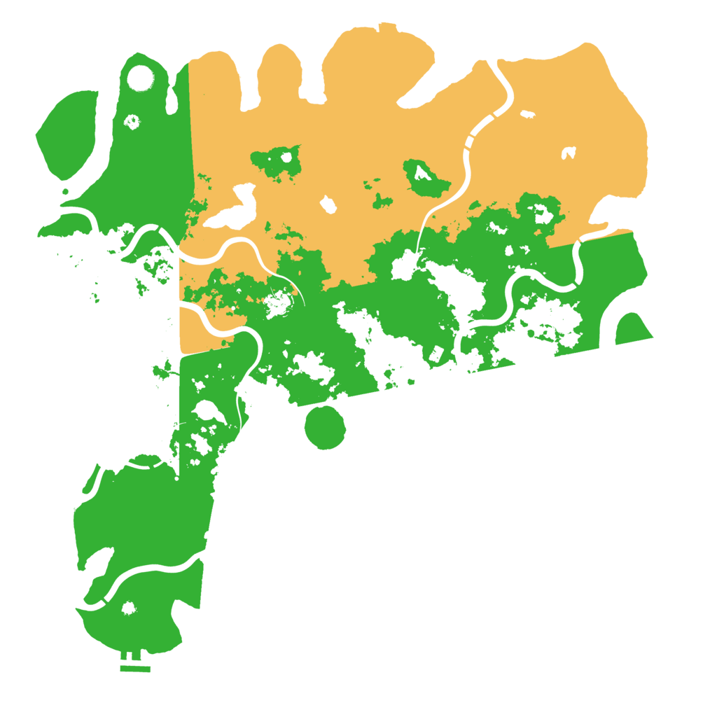 Biome Rust Map: Procedural Map, Size: 4800, Seed: 1618638216
