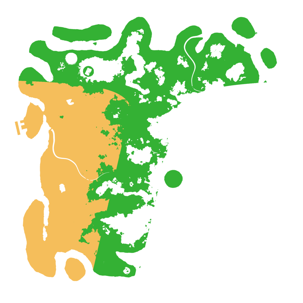 Biome Rust Map: Procedural Map, Size: 4500, Seed: 744459695