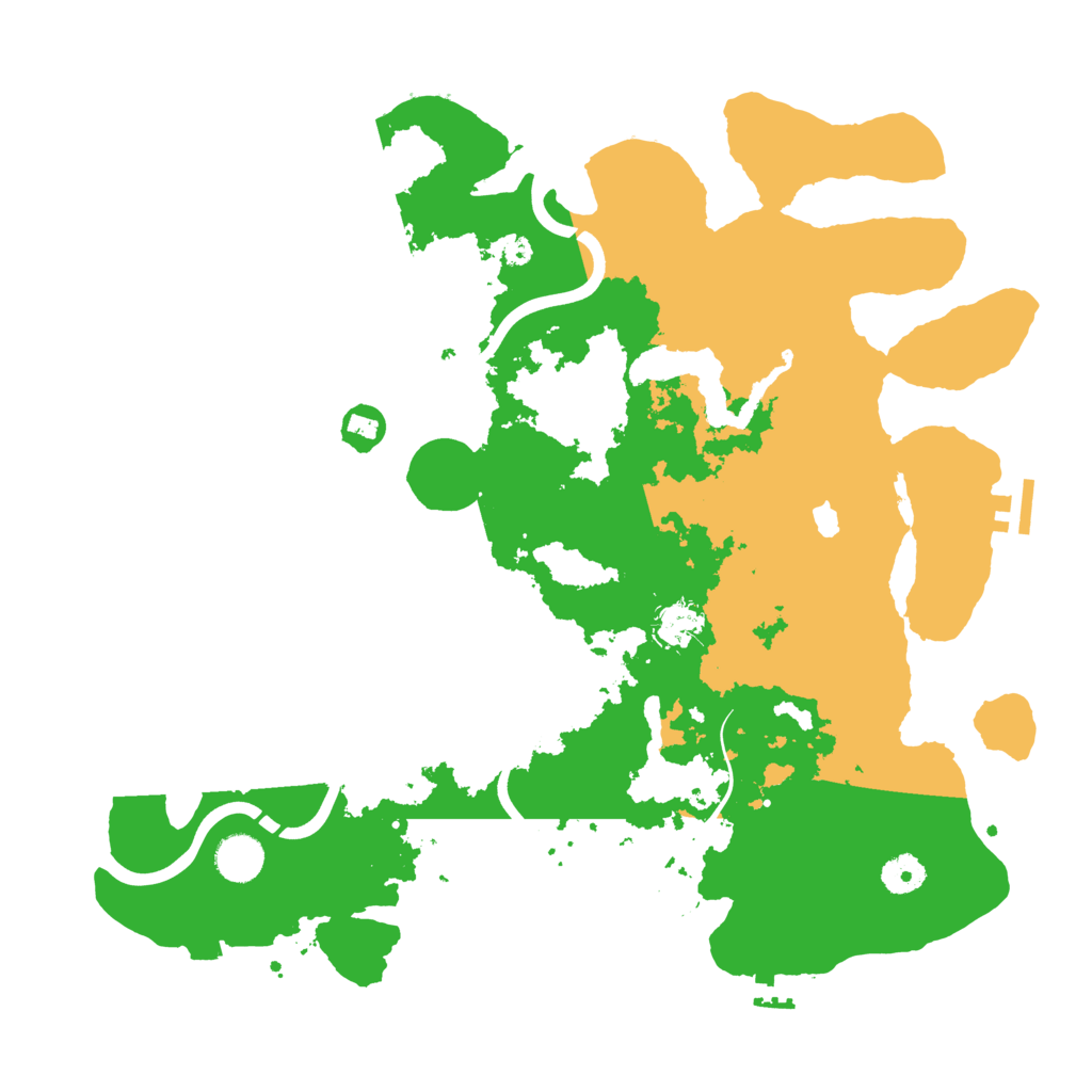 Biome Rust Map: Procedural Map, Size: 4000, Seed: 1887963933