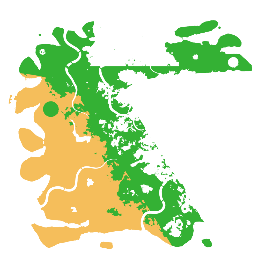 Biome Rust Map: Procedural Map, Size: 4500, Seed: 7250686