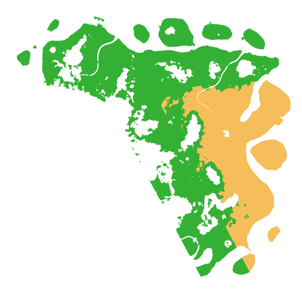 Biome Rust Map: Procedural Map, Size: 4300, Seed: 1289663952