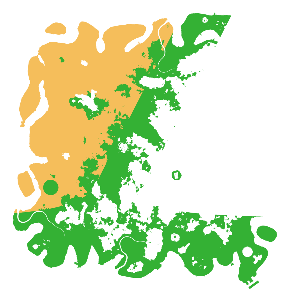 Biome Rust Map: Procedural Map, Size: 5120, Seed: 525600868