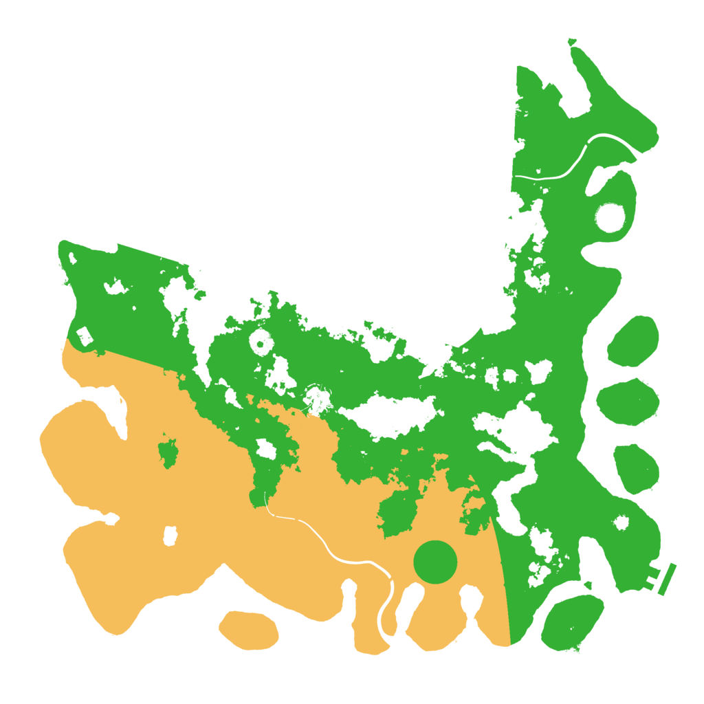 Biome Rust Map: Procedural Map, Size: 4250, Seed: 570040928