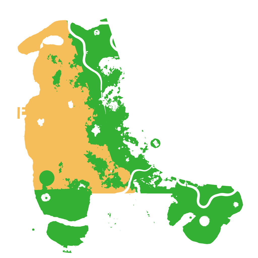 Biome Rust Map: Procedural Map, Size: 4500, Seed: 1034648254