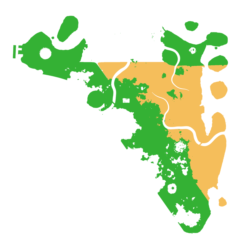 Biome Rust Map: Procedural Map, Size: 3800, Seed: 529948022