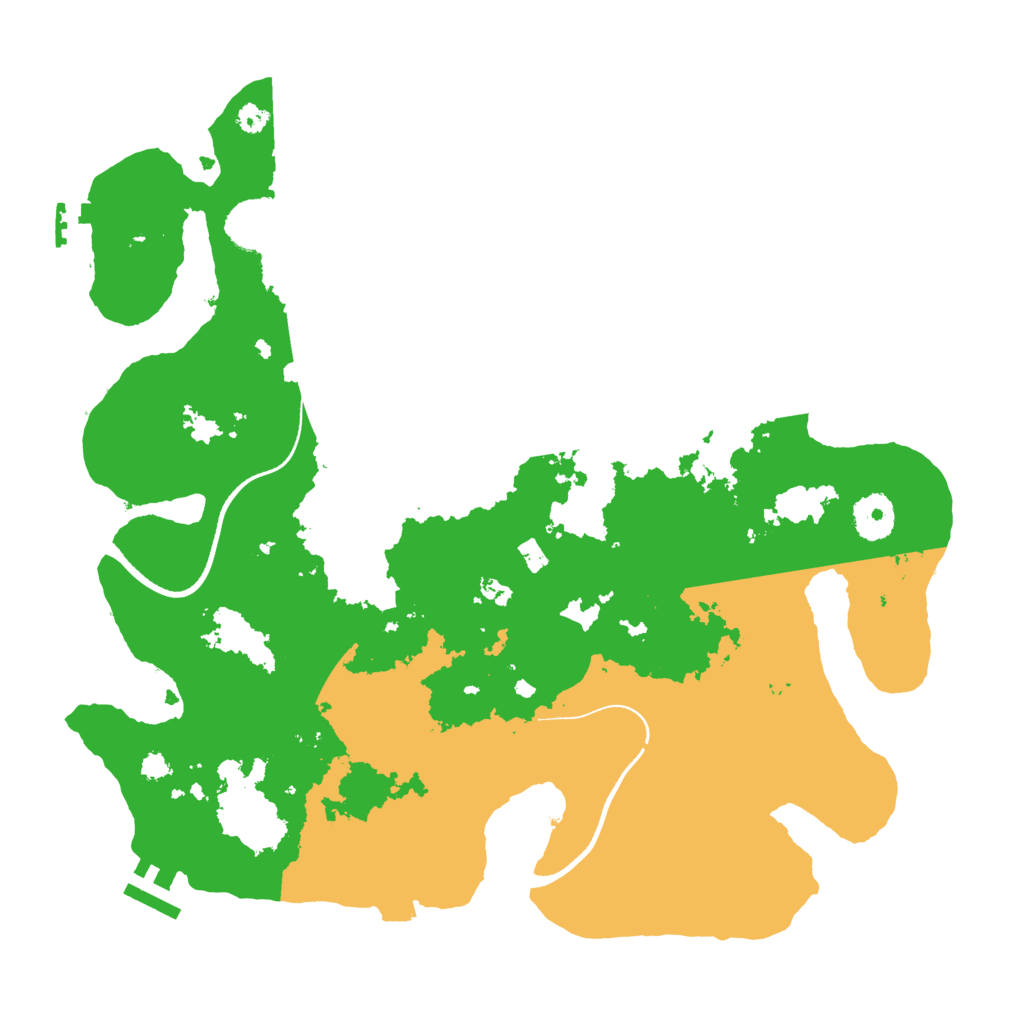 Biome Rust Map: Procedural Map, Size: 3500, Seed: 901828835