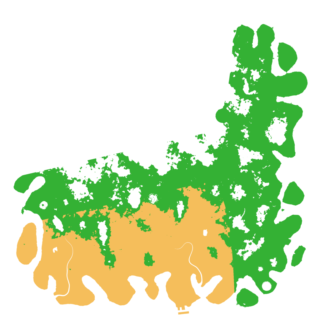 Biome Rust Map: Procedural Map, Size: 6000, Seed: 823229334