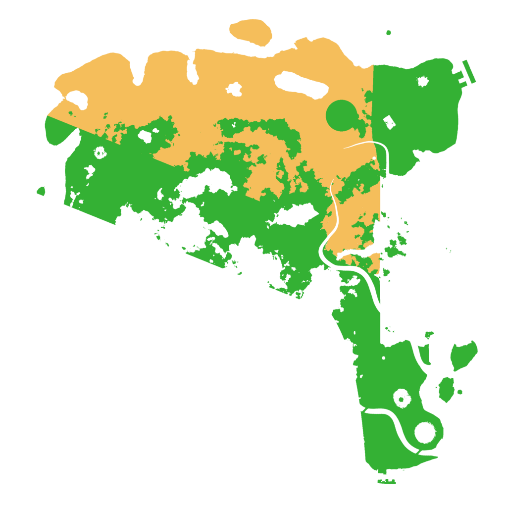 Biome Rust Map: Procedural Map, Size: 4250, Seed: 694666