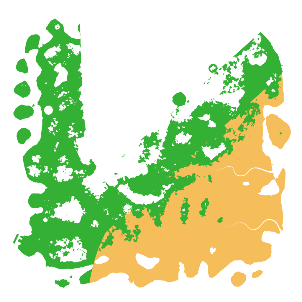 Biome Rust Map: Procedural Map, Size: 6000, Seed: 2107759696