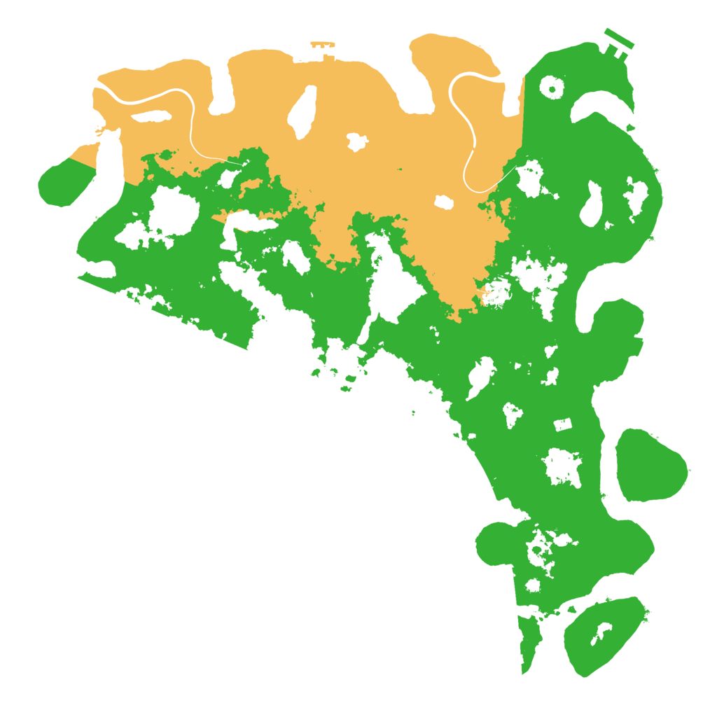 Biome Rust Map: Procedural Map, Size: 4500, Seed: 11202024