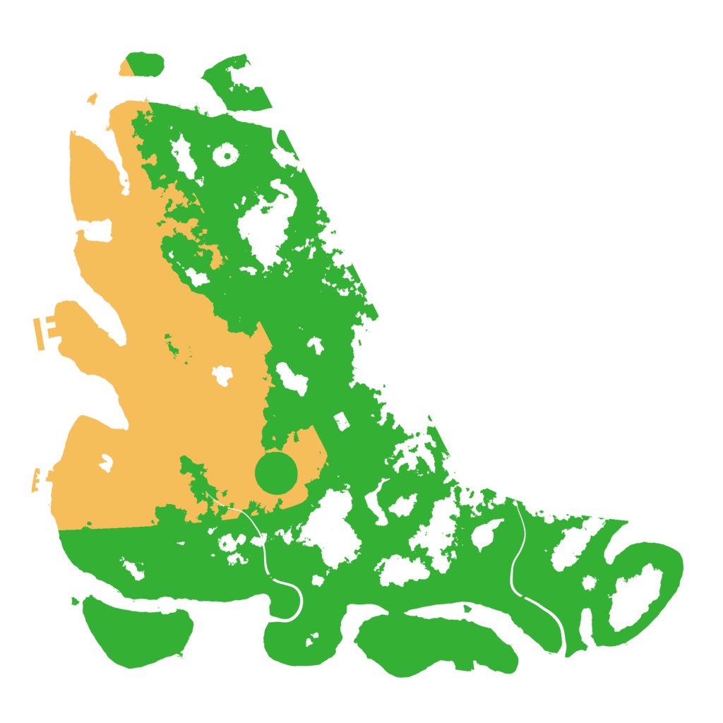 Biome Rust Map: Procedural Map, Size: 4500, Seed: 431762715