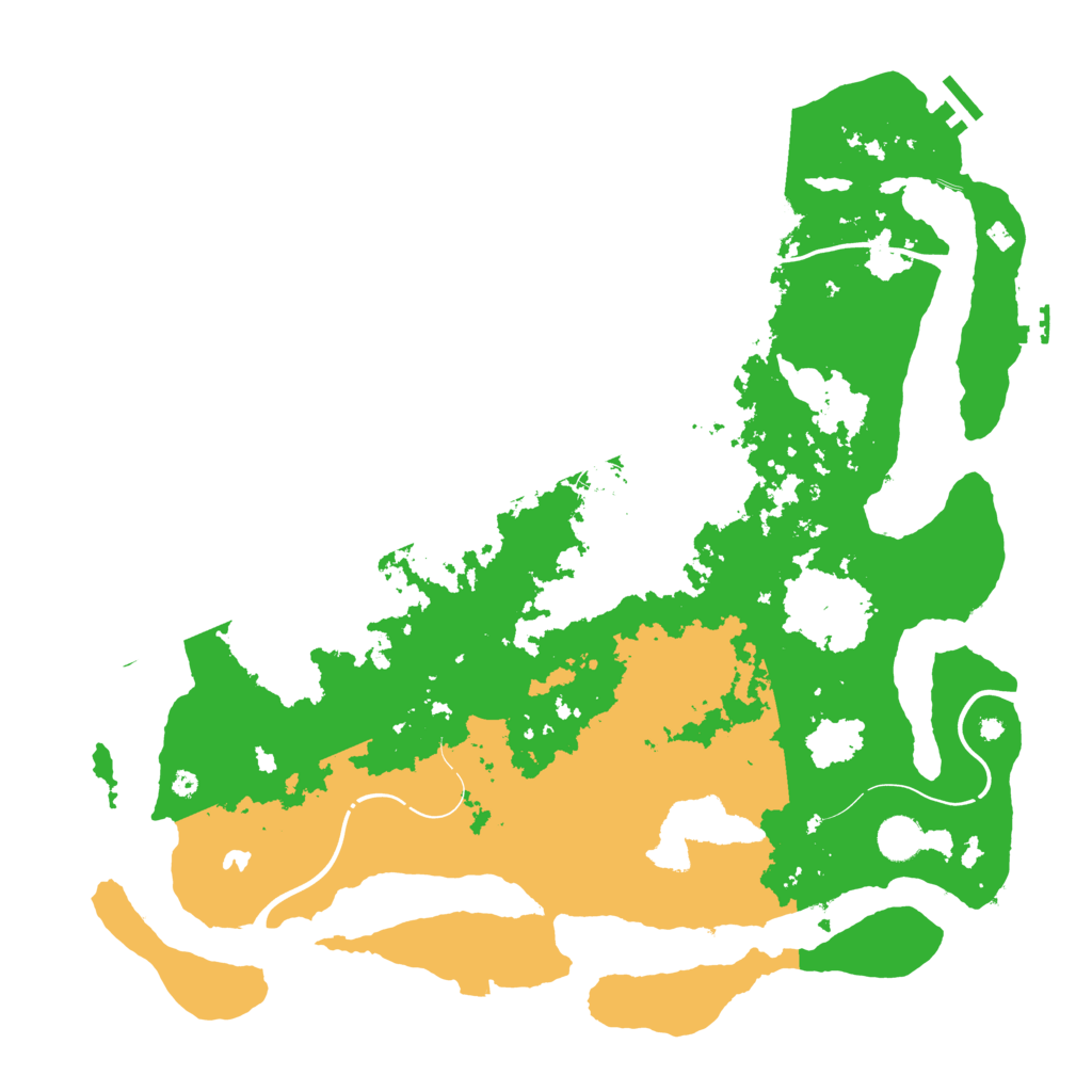 Biome Rust Map: Procedural Map, Size: 4250, Seed: 2135783399