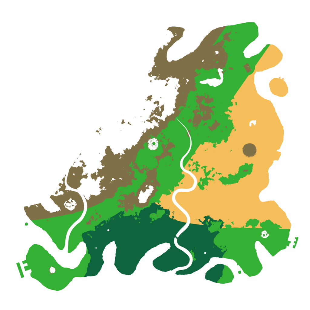 Biome Rust Map: Procedural Map, Size: 4000, Seed: 1286601667